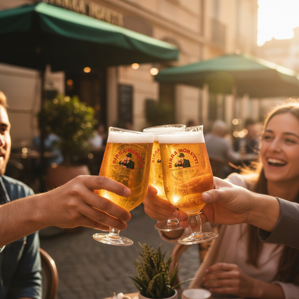 Verres à bière Birra Moretti 250 ml - 2 pièces