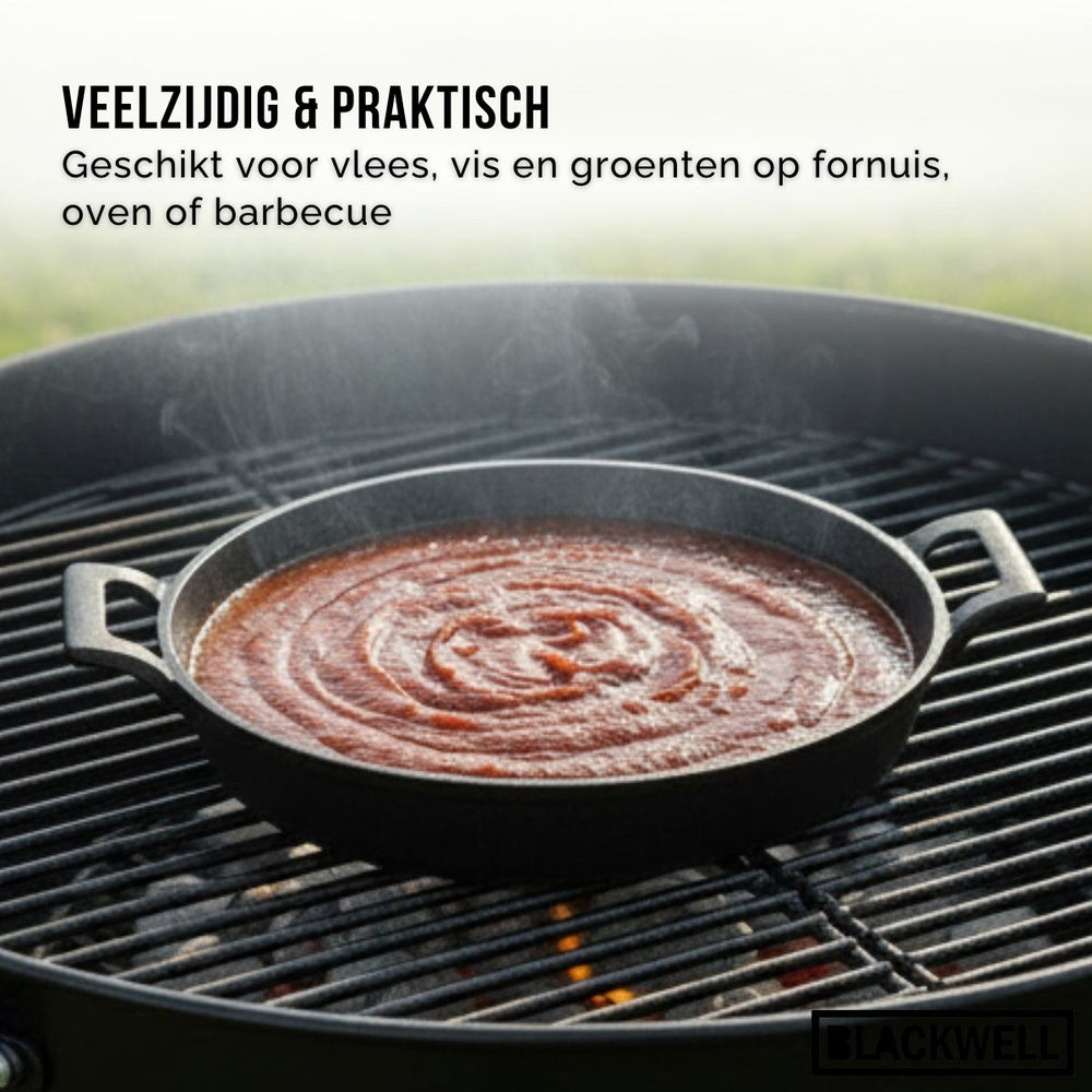 Cast Iron - Fonte - ø 20 cm - sans revêtement antiadhésif