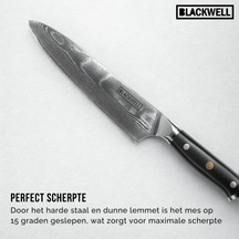 Couteau de chef Blackwell Damas - 34 cm