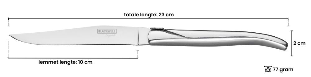 Couteaux à steak Blackwell Laguiole - acier inoxydable - 6 pièces