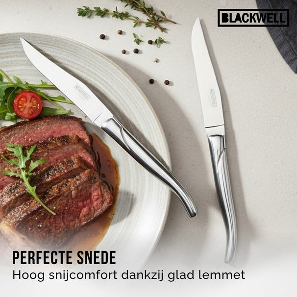 Couteaux à steak Blackwell Laguiole - acier inoxydable - 6 pièces