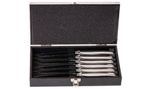 Couteaux à steak Blackwell Laguiole - Brut noir - Acier inoxydable - 6 pièces