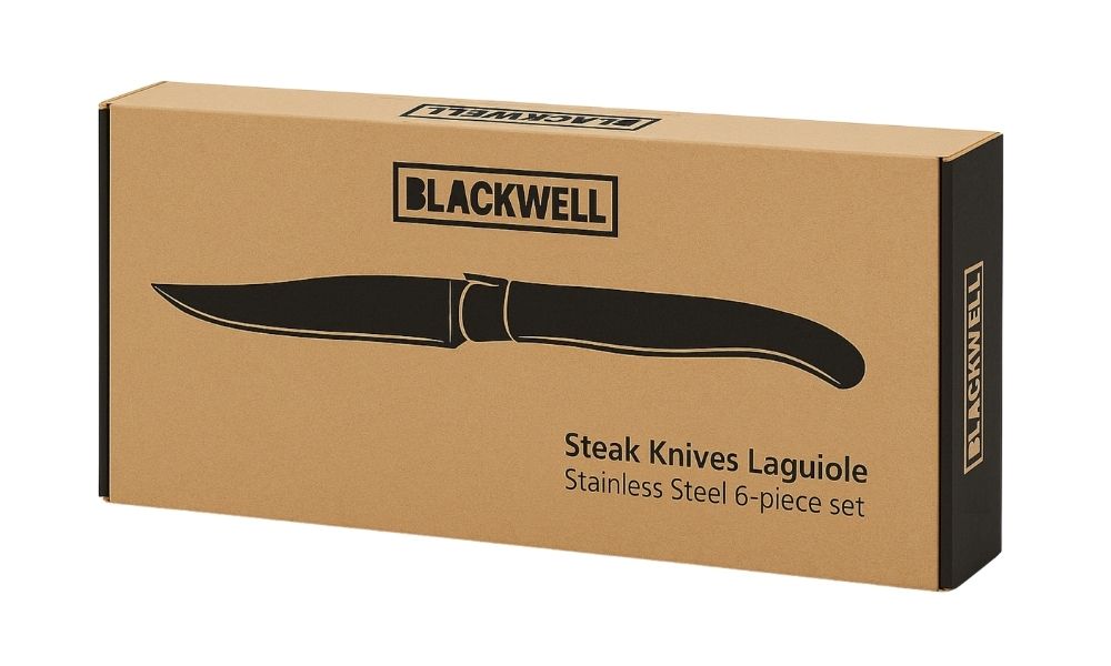 Couteaux à steak Blackwell Laguiole - acier inoxydable - 6 pièces