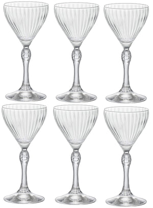 Set de verres a liqueur Bormioli Rocco - America 20's - 140 ml - 6 pieces