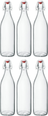 Bouteilles Bormioli Rocco Swing-top / Bouteilles Weck Giara - Transparent - 1 litre - 6 pièces