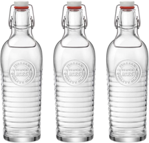 Bouteilles Bormioli Rocco Swing-top / Bouteilles Weck Officina 1825 - Transparent - 1,2 litres - 3 pièces