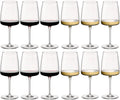 Ensemble de verres à vin Bormioli Rocco Nexo (Verres à vin rouge et verres à vin blanc) - Ensemble de 12 pièces