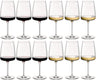 Ensemble de verres à vin Bormioli Rocco Nexo (Verres à vin rouge et verres à vin blanc) - Ensemble de 12 pièces