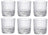 Verres à whisky Bormioli Rocco America des années 20, 300 ml - Lot de 6