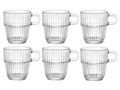 Set de tasses à café Bormioli Rocco - Avec anse - Barshine - 185ml - 6 pièces