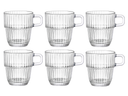 Set de tasses à café Bormioli Rocco - Avec anse - Barshine - 185ml - 6 pièces