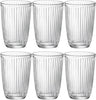 Bormioli Rocco Longdrinkglazen Drankglazen Line - 390 ml - 6 stuks