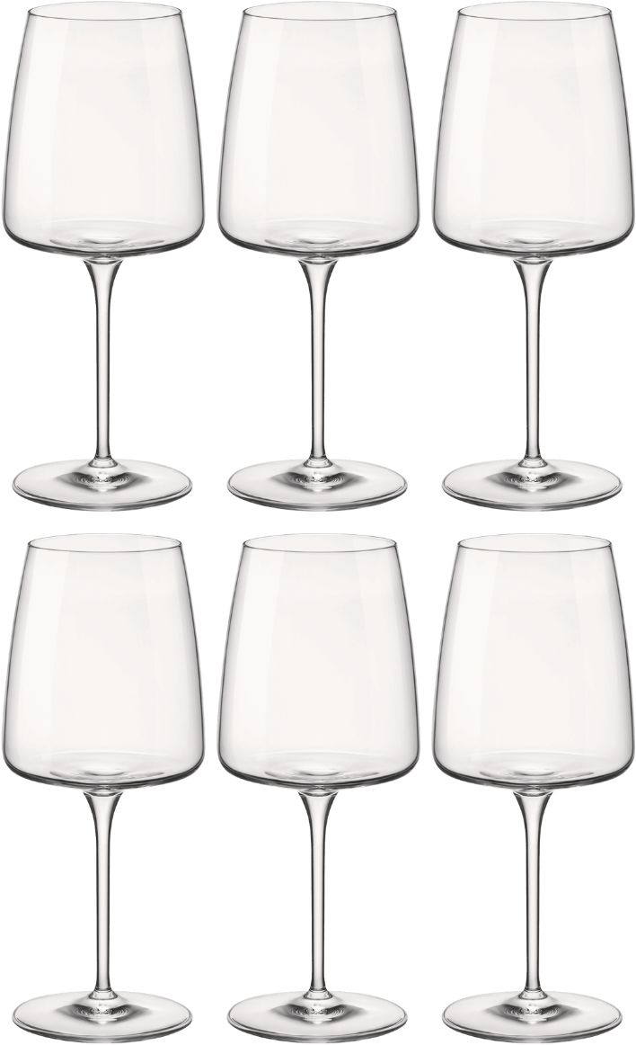 Verres à vin Bormioli Rocco Nexo - Verres à vin rouge - Verres à vin blanc - 450 ml - 6 pièces