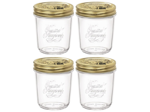 Set de bocaux Bormioli Rocco - Weck - Quattro Stagioni - 320 ml - 4 pièces