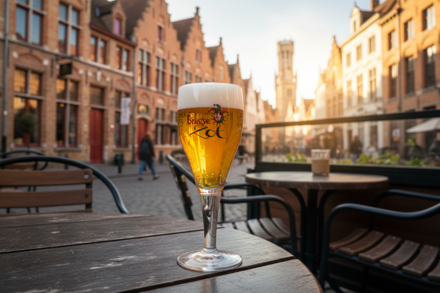 Ensemble de verres a bière Brugse Zot - Verres a bière - 330 ml - 2 pièces