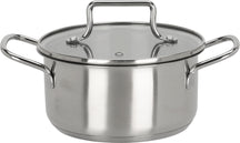 Cookinglife Kookpan - RVS - ø 16 cm / 1.3 liter - Geschikt voor alle warmtebronnen