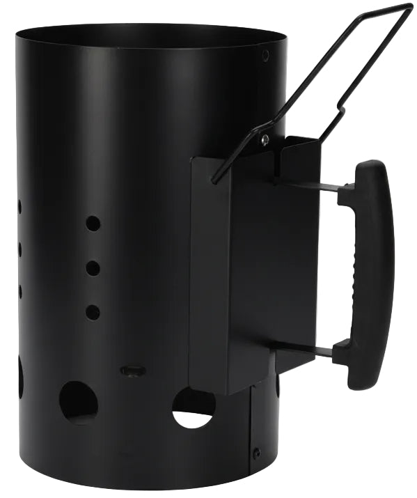 BBQ Starter Brikettenstarter 30.5 cm - Hittebestendig Metaal Zwart - Cookinglife