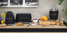 Grille-pain SMEG - 2 emplacements - noir mat - TSF01BLMEU