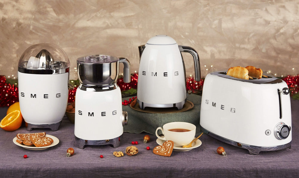 SMEG Presse-agrumes - électrique - blanc - CJF11WHEU