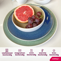 Assiettes de dîner Cookinglife Belize ø 25 cm - 6 pièces