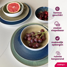 Assiettes de dîner Cookinglife Belize ø 25 cm - 6 pièces