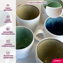 Mugs Cookinglife Belize 330 ml - 6 pièces