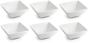 BonBistro Plat à tremper Yong Squito 10 x 10 cm - Blanc - 6 pièces