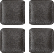 Fine2Dine Petitfour Assiette Dusk Noir 10 x 10 cm - 4 pièces