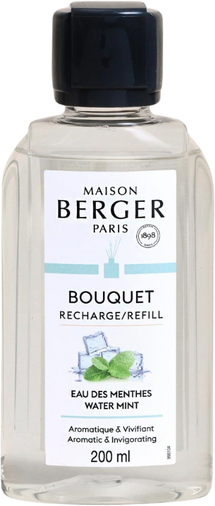 Recharge Maison Berger - pour bâtonnets parfumés - Menthe d'Eau - 200 ml