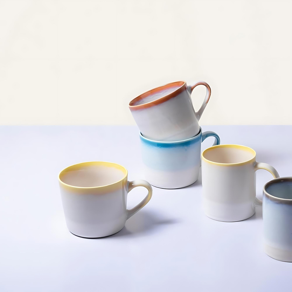 Ona Mugs Vera Bleu - 350 ml - 6 pièces