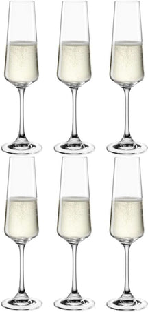 Verres à Champagne Leonardo Paladino - 220 ml - 6 pièces