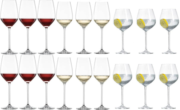 Ensemble de verres à vin Fortissimo Schott Zwiesel 18 pièces