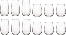 Bormioli Rocco Ensemble de verres à eau Electra - (Verres à eau et verres à long drink) - Ensemble de 12 pièces