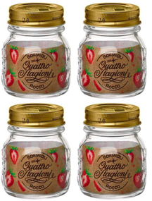 Bormioli Rocco Weckjars Quattro Stagioni - ø 8,5 cm / 250 ml - 4 pièces