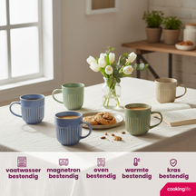 Mugs Cookinglife Aqua Maris 400 ml - 6 pièces