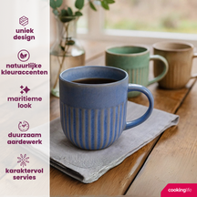 Mugs Cookinglife Aqua Maris 400 ml - 6 pièces