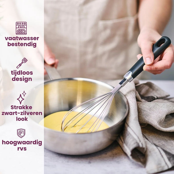 Cosy & Trendy Knoflookpers - Delish - RVS Zwart