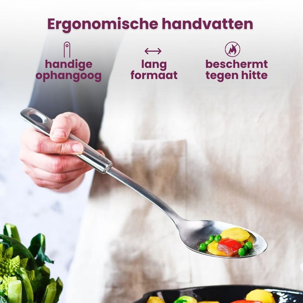 Cosy & Trendy Serveerlepel - Delish Plus - RVS