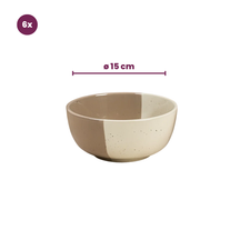 Bol de soupe / Bols Cookinglife Leem ø 15 cm - 6 pièces