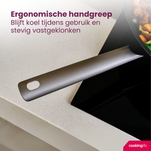 Cookinglife Wokpan ProForge ø 28 cm - keramische anti-aanbaklaag - geschikt voor alle warmtebronnen