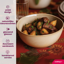 Bol de soupe / Bols Cookinglife Sabi Beige ø 15 cm - 6 pièces