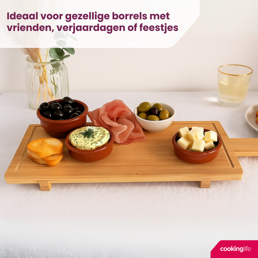 Planches de service Cookinglife - Bambou - 58 x 19 cm