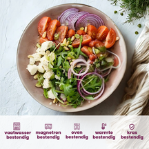 Schalen Laguna Cosy & Trendy Old Rose 20 x 17 cm - 4 pièces