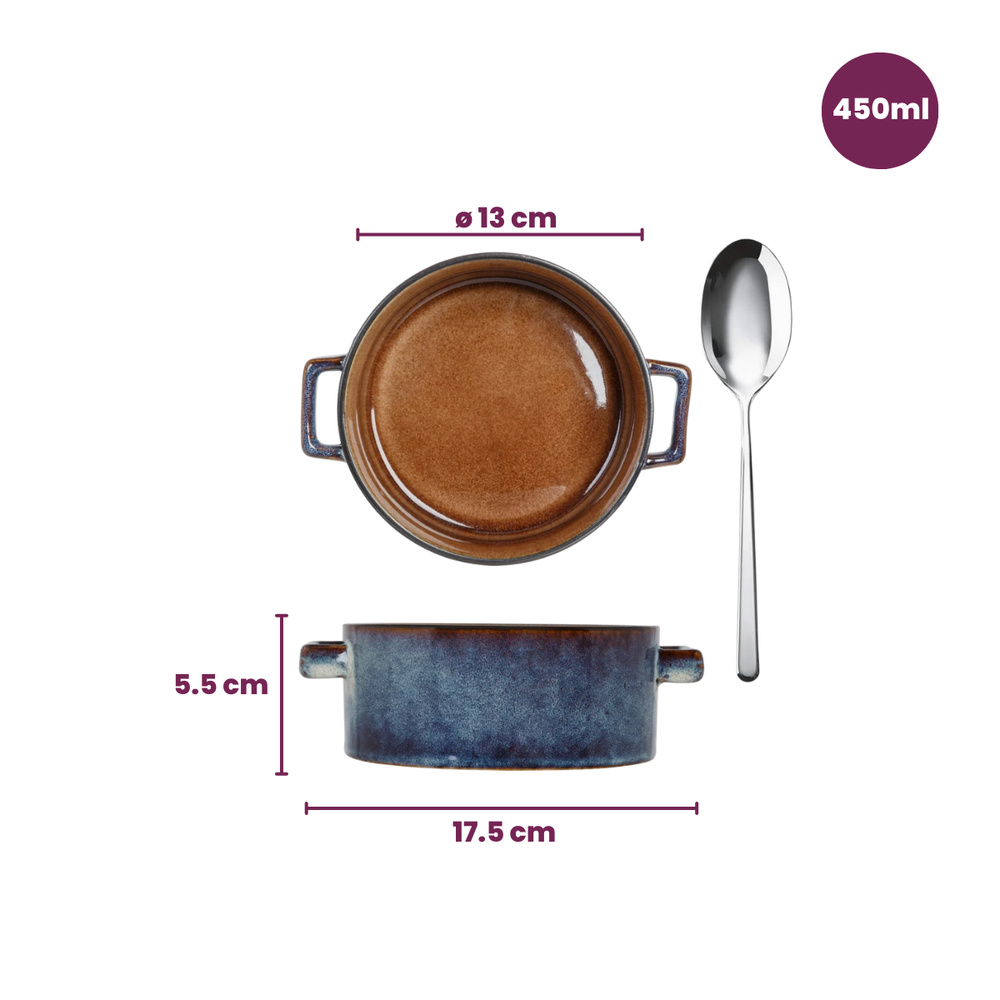 Bols à soupe / Coupes - Cosy & Trendy - Quintana Amber ø 13 cm / 450 ml - 4 pièces