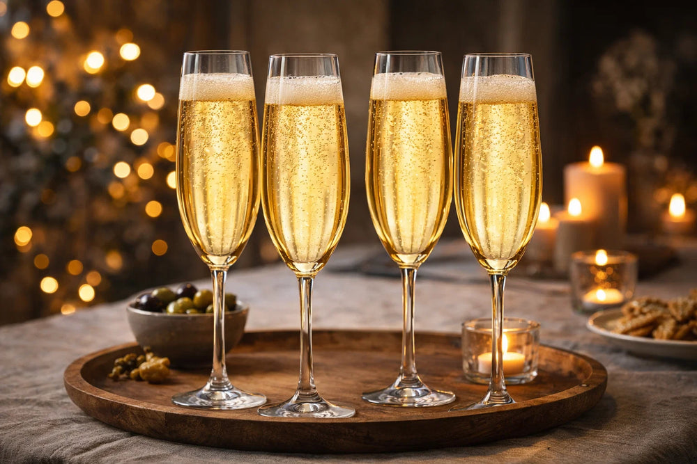 Champagneglazen Verano 260 ml - 4 stuks - Cookinglife