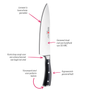 Couteau de chef Wusthof Classic Ikon 23 cm