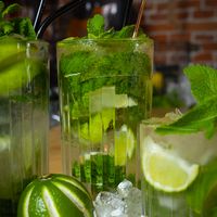 Authentique cocktail Mojito cubain