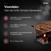 GrillX BBQ Cold Smoke Set - Fumage à froid