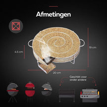 GrillX BBQ Cold Smoke Set - Fumage à froid