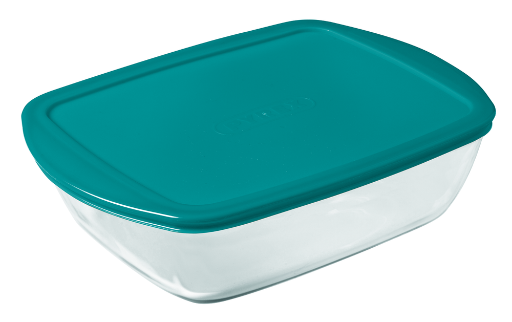 Plat à four en Pyrex - avec couvercle - Cook & Store - 23 x 15 x 6 cm / 1,1 litre